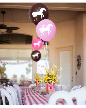 Balloons 45 Pcs Cowgirl Balloons for Western Cowgirl Party Decorations and Supplies- Horse Baby Shower - CZ18YMD9TN8 $9.32