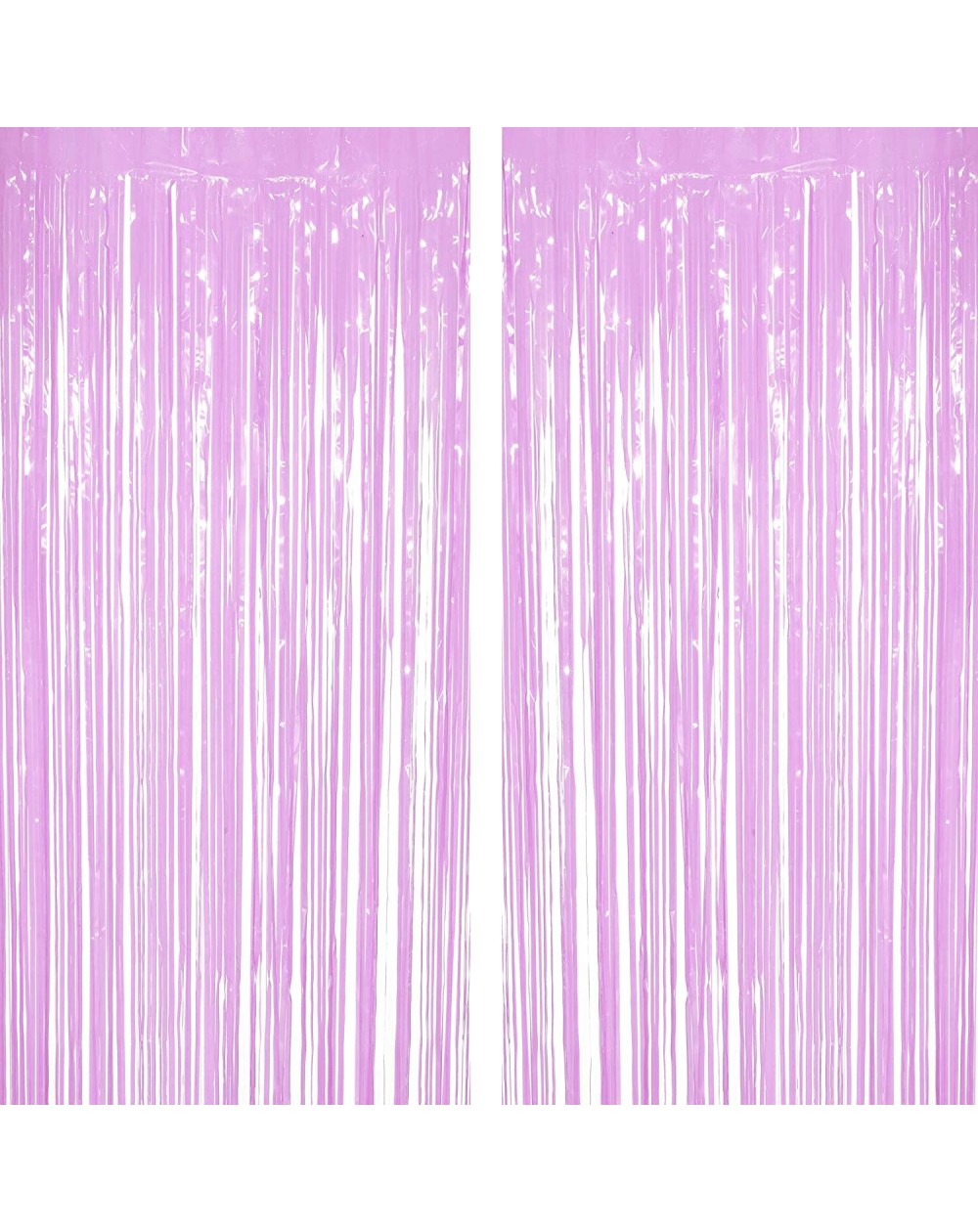 Photobooth Props Purple Tinsel Foil Fringe Curtains Decorations -Wedding Bridal Shower Party Baby Shower 1st Birthday Photo B...