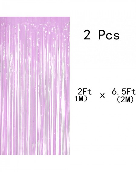 Photobooth Props Purple Tinsel Foil Fringe Curtains Decorations -Wedding Bridal Shower Party Baby Shower 1st Birthday Photo B...