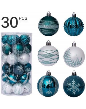 Ornaments 30 Pack Christmas Ball Ornaments Shatterproof Xmas Tree Hanging Balls Decorations Perfect for Holiday Wedding Chris...