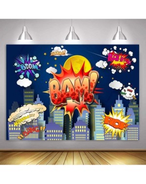 Photobooth Props Superhero City Skyline Background MME 10x7Ft Photo Booth Backdrop Studio Props LSME774 - LSME774 - CW18TACS9...