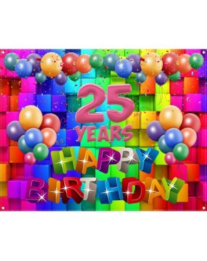 Banners Happy 25th Birthday Decorations for Women-25th Birthday Gifts for Women-25th Birthday Banner-25th Birthday Yard Sign-...