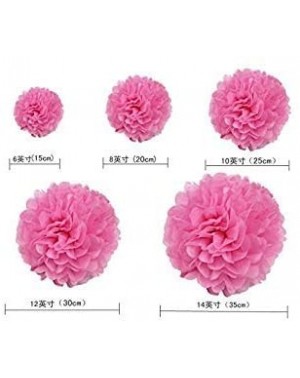 Tissue Pom Poms 5pcs Tissue Paper Pom-poms Flower Ball Wedding Party Outdoor Decoration Wedding / Baby Shower / Birthday Part...