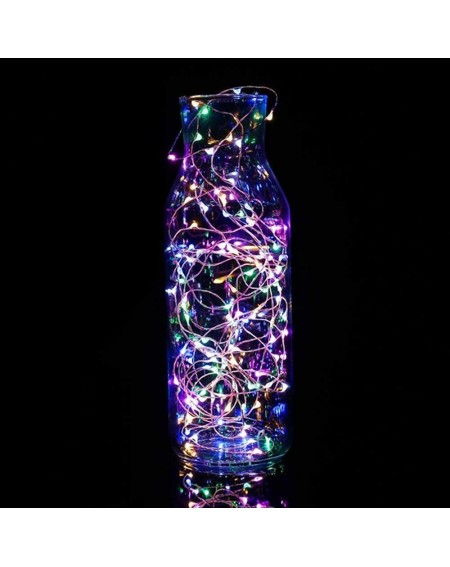 Outdoor String Lights 1M Copper Wire LED String Lights Waterproof Twinkle Fairy Lights Outdoor Christmas USB Lights String Tr...