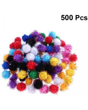 Tissue Pom Poms 500pcs Mini Crafts Glitter Pom Poms Balls Assorted Colors for DIY Arts Crafts Hats Keychains Christmas Tree G...