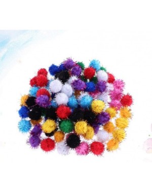 Tissue Pom Poms 500pcs Mini Crafts Glitter Pom Poms Balls Assorted Colors for DIY Arts Crafts Hats Keychains Christmas Tree G...