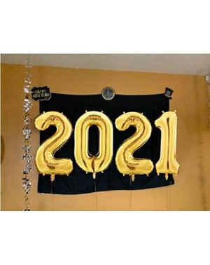 Balloons 40 Inch 2021 Foil Number Balloons for 2021 New Year Eve Festival Party Supplies Graduation Decorations- Digital Ball...